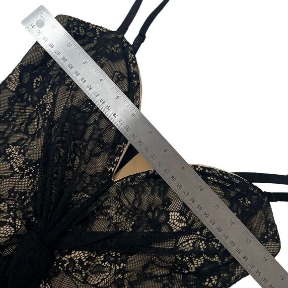 BEBE BLACK SHEILA LACE DRESS - Picture 9 of 16